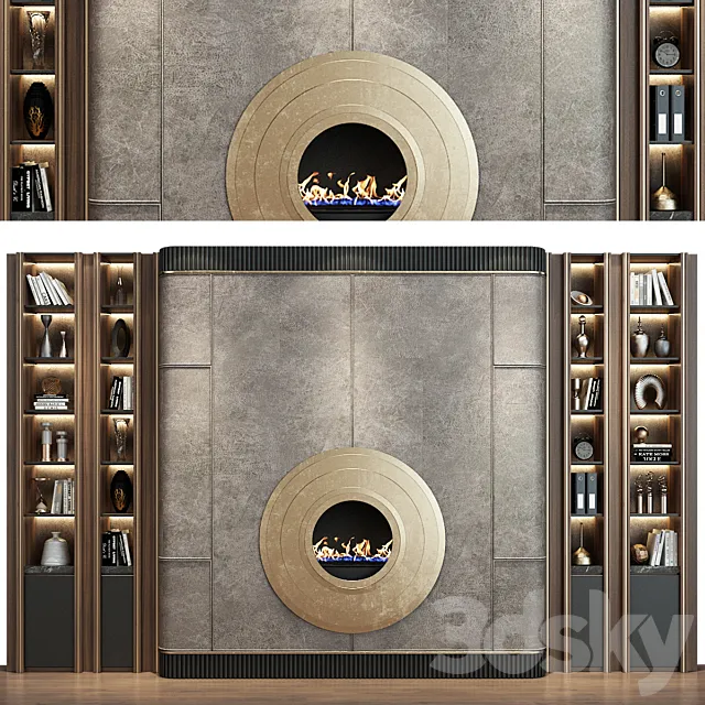 Furniture composition 562 3D Model