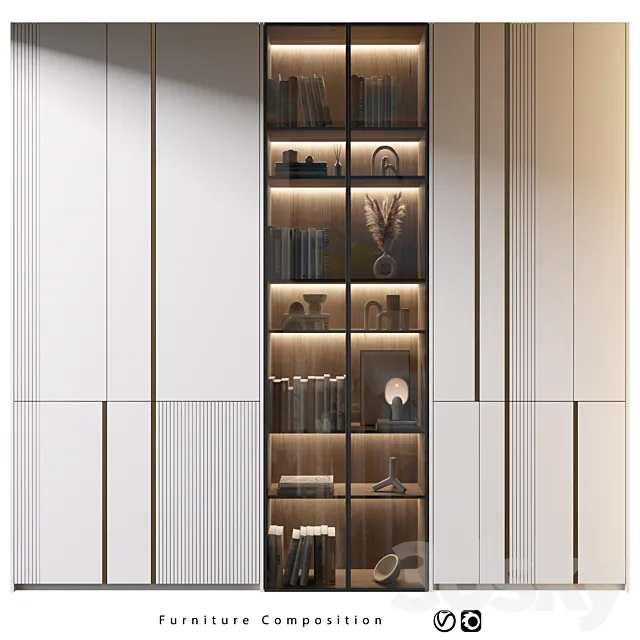 Furniture Composition | 584 3D Model