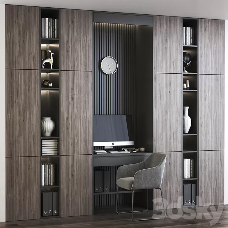 Furniture composition 6 3D Model