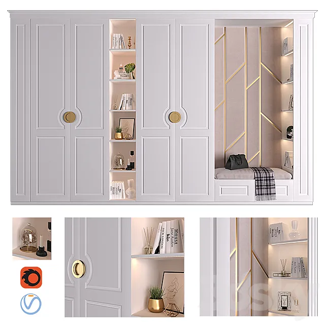 Furniture composition 6 3DModel
