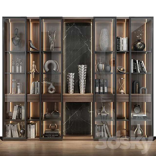 Furniture composition 610 3D Model