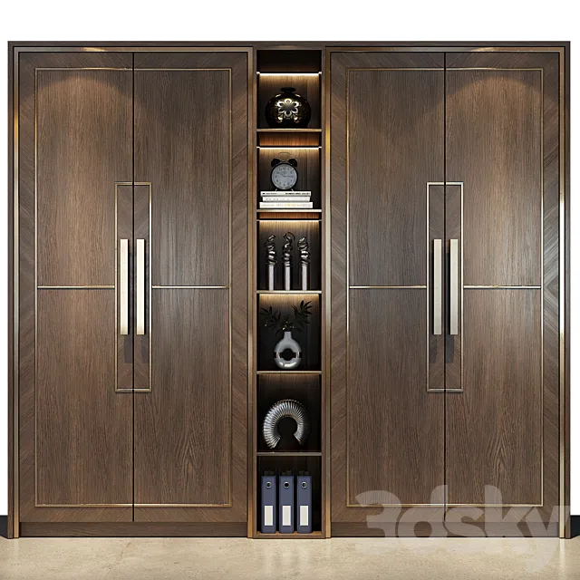 Furniture composition 636 3D Model