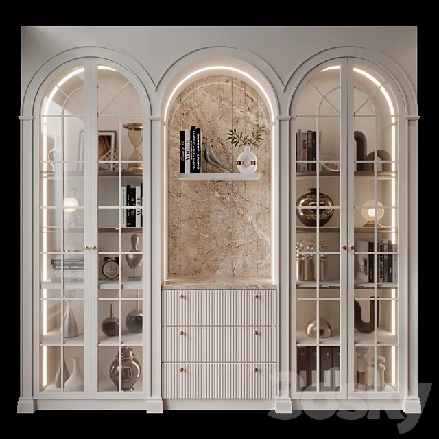 Furniture composition 694 3D Model