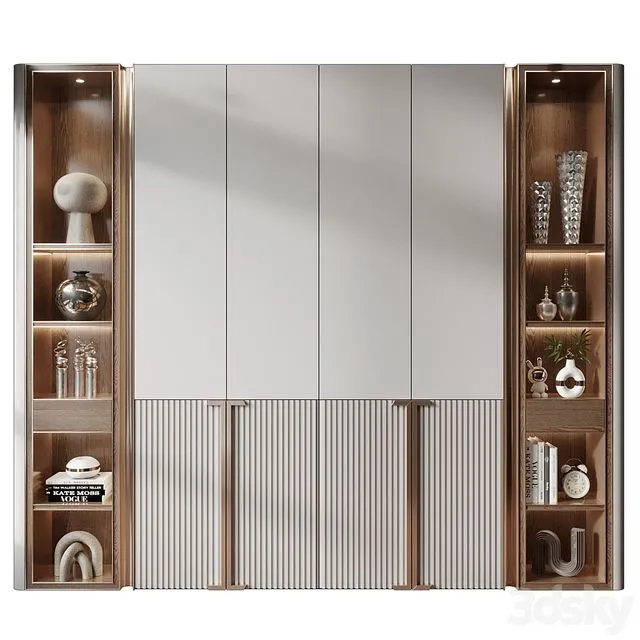 Furniture composition 708 3D Model