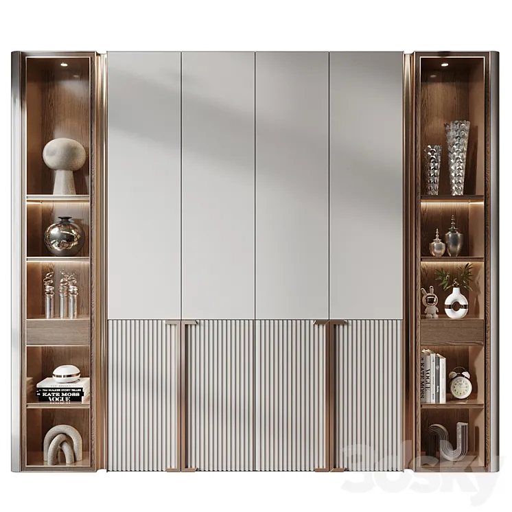 Furniture composition 708 3D Model Free