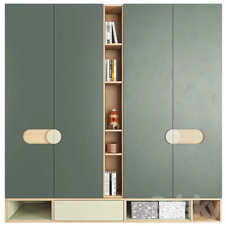 Furniture composition 71 3D Model Free