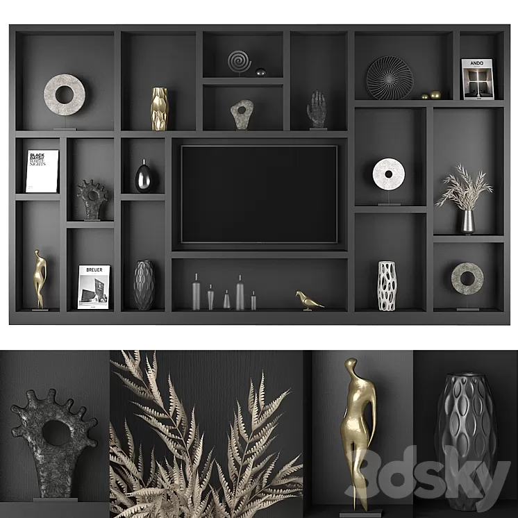 Furniture composition 71 3D Model