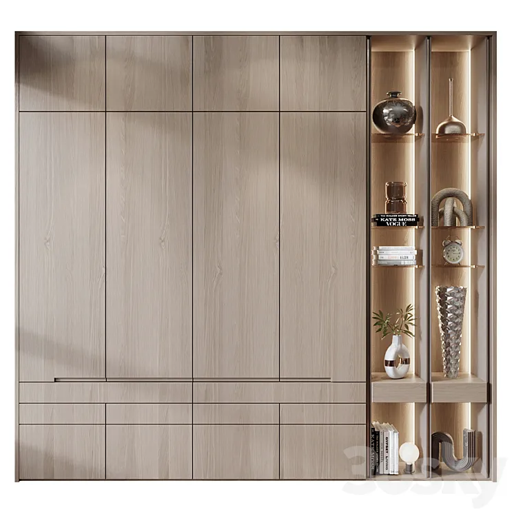 Furniture composition 725 3D Model Free