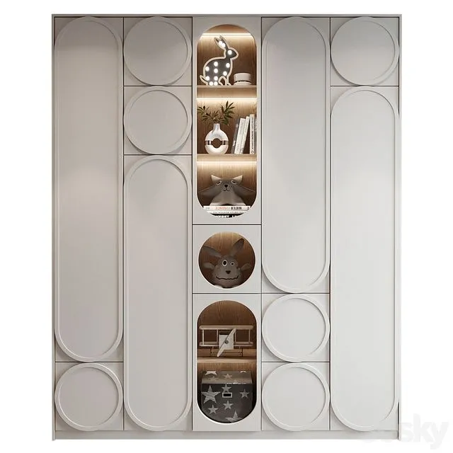 Furniture composition 751 3D Model