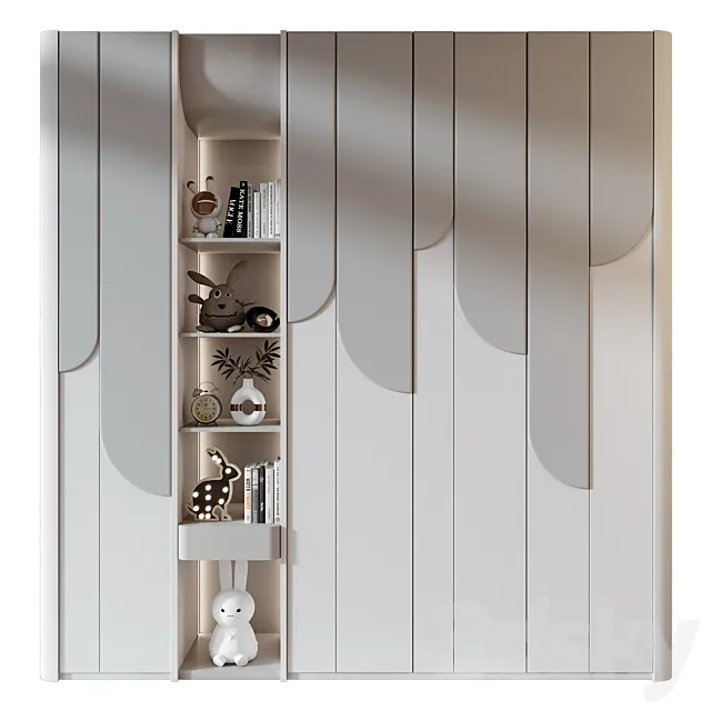 Furniture composition 765 3D Model