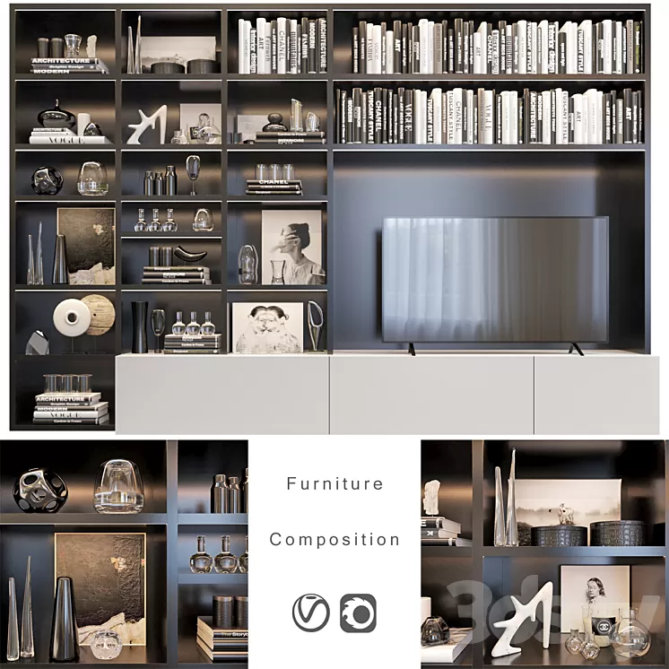 Furniture Composition | 8 3D Model