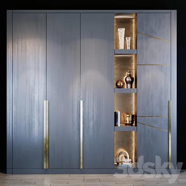 Furniture composition 9 3D Model