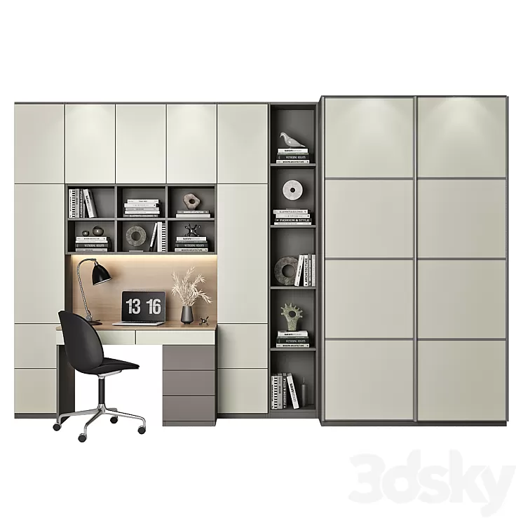 Furniture composition 90 3D Model