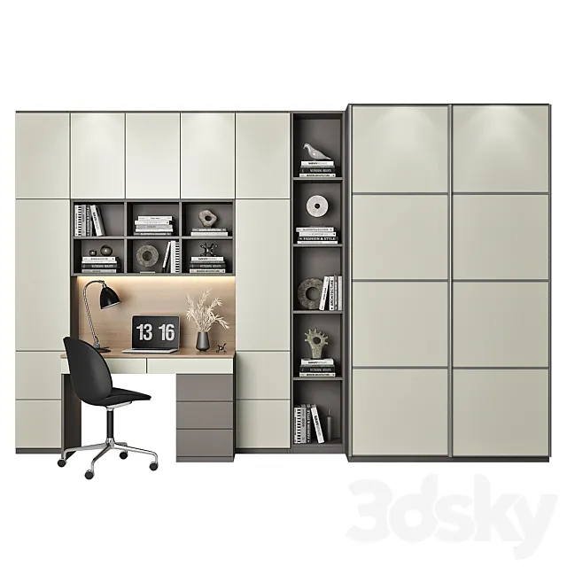 Furniture composition 90 3DModel