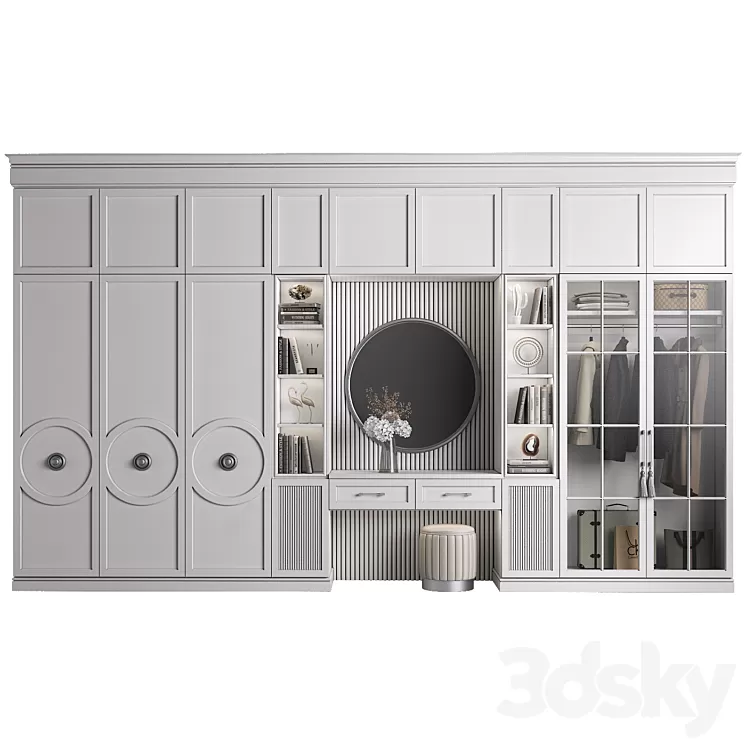 Furniture composition 92 part 2 3D Model