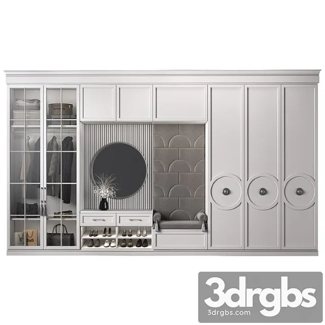 Furniture composition 92 part 3 2 3D Model Free