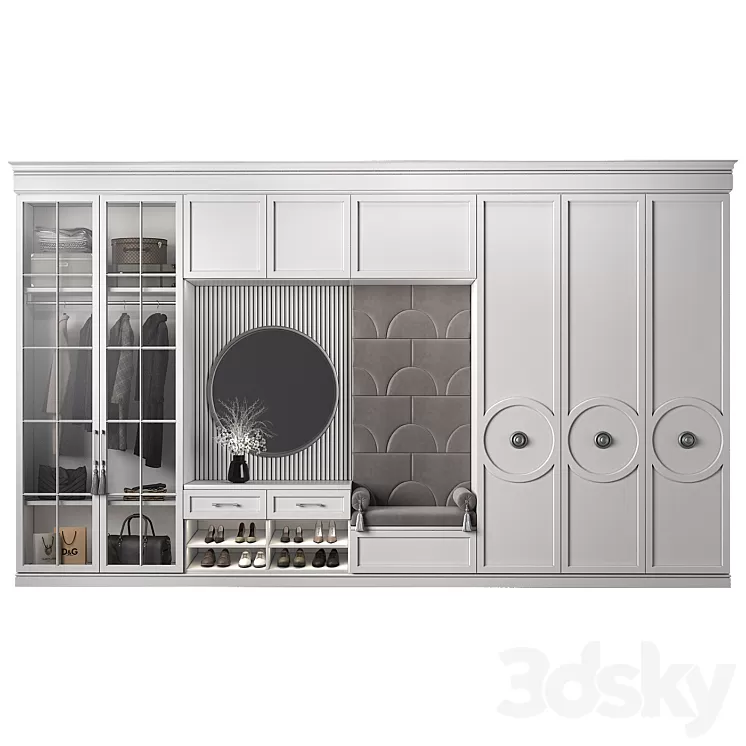 Furniture composition 92 part 3 3D Model