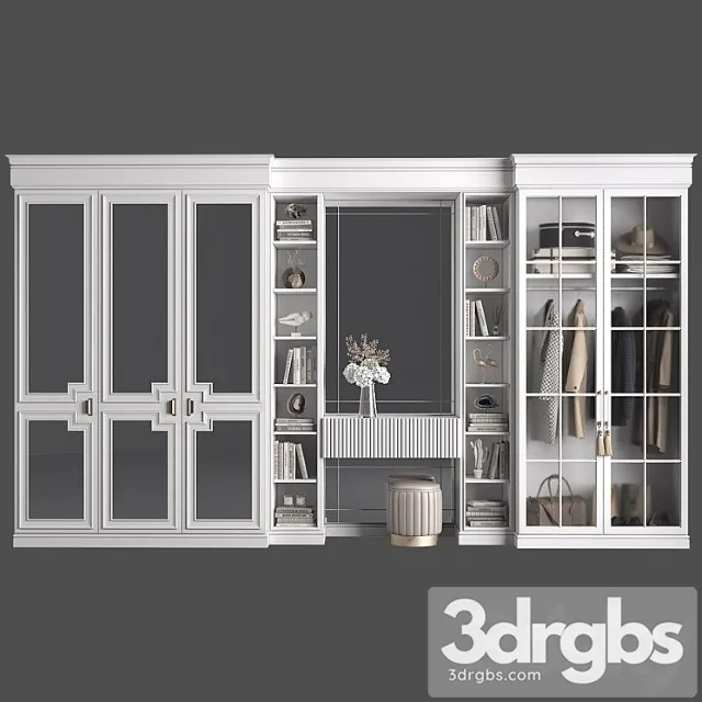 Furniture composition 93 part 3 2 3D Model Free