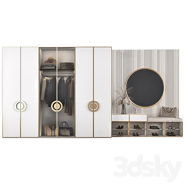 Furniture composition 95 part 1 3D Model