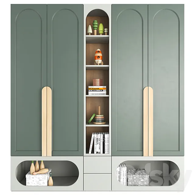 Furniture composition 96 3D Model