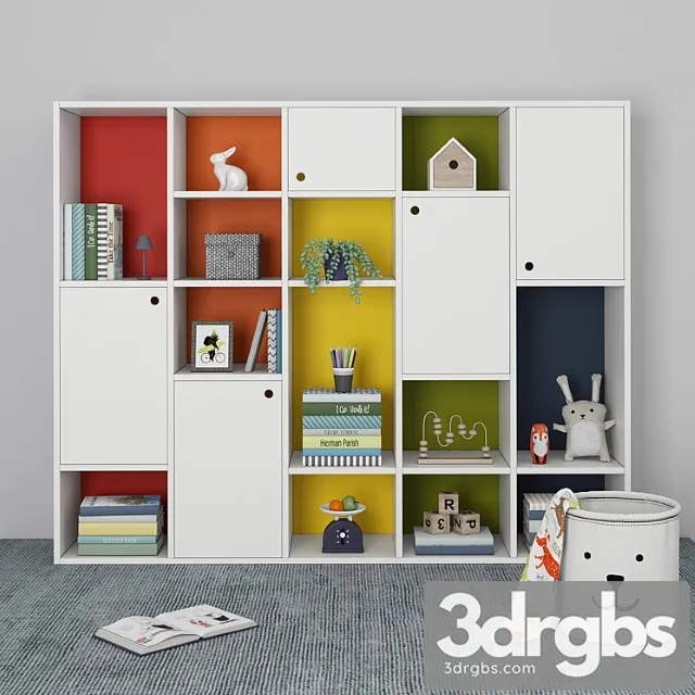 Furniture Composition For Children 9 3D Model Free