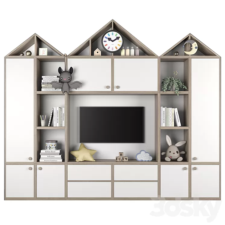 Furniture composition for children's room 73 3D Model