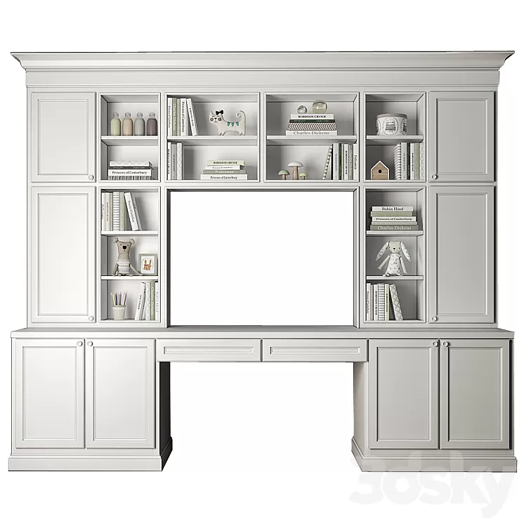 Furniture composition for children's room 75 3D Model