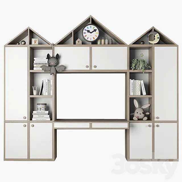 Furniture composition for children's room 76 3D Model