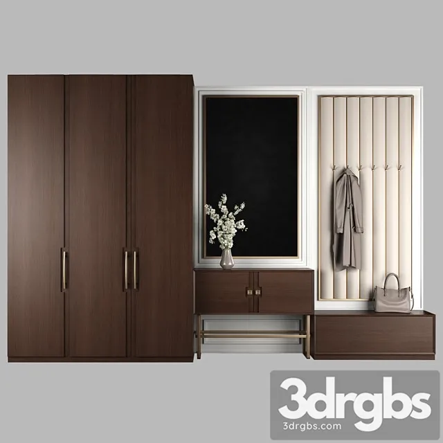 Furniture composition for hallway 65 2 3D Model Free
