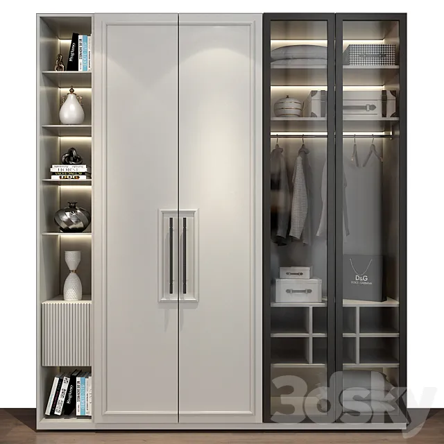 Furniture composition GHS-2354 3D Model