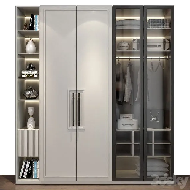 Furniture composition GHS-2354 by Homedecor Factory 3D Model