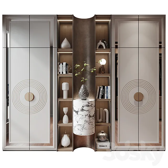 Furniture composition GHS-2364 3D Model