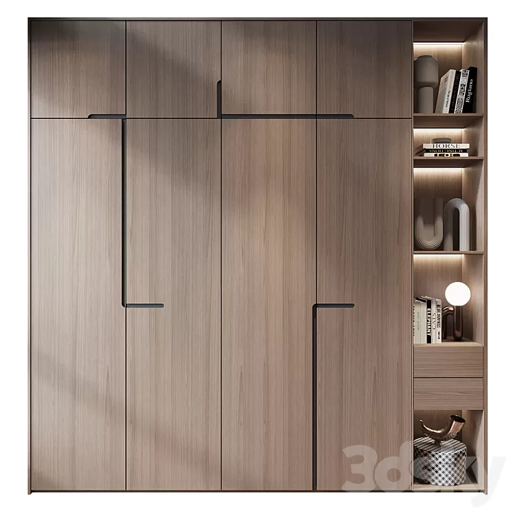 Furniture composition GHS-2384 3D Model Free