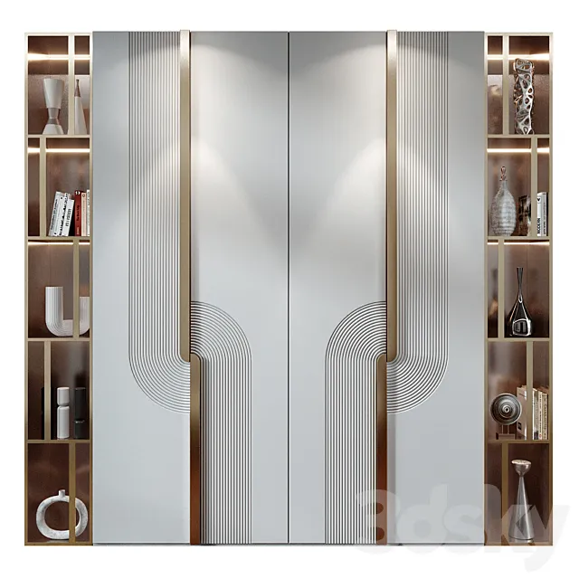 Furniture composition GHS-2417 3D Model