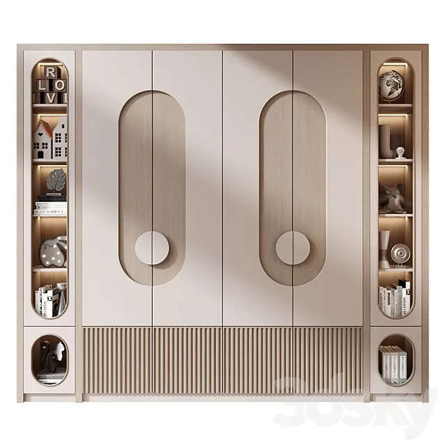 Furniture composition GHS-2551 3D Model