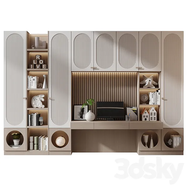 Furniture composition GHS-2564 3D Model