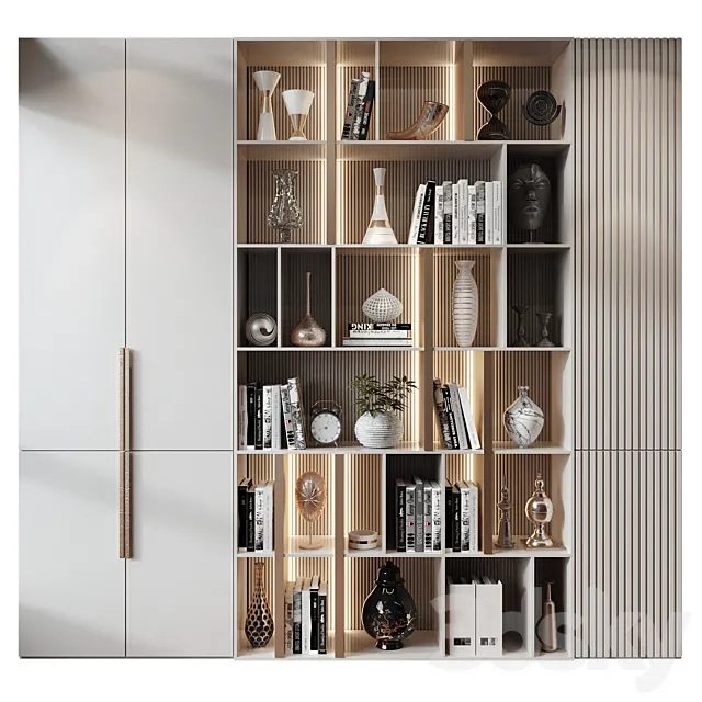 Furniture composition MLK-28 3D Model