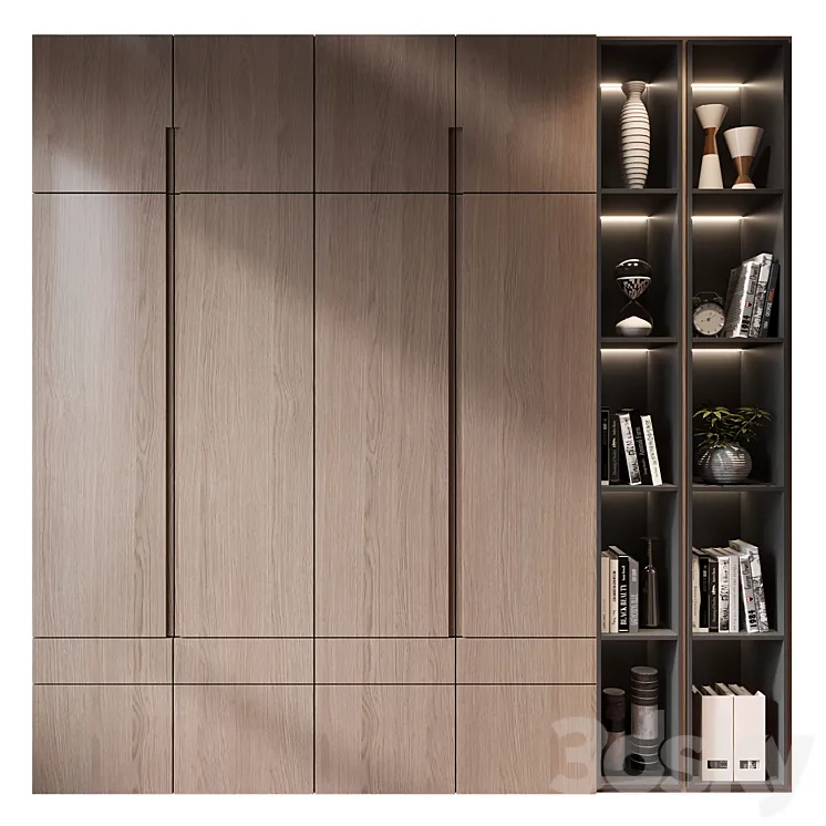 Furniture composition MLK-31 3D Model Free