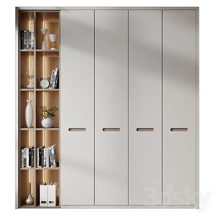 Furniture composition MLK-33 3D Model Free