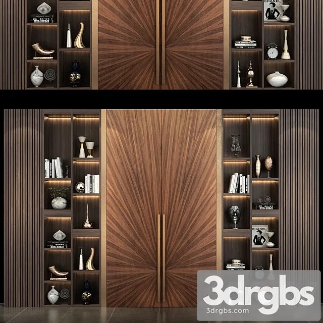 Furniture Composition Set 1 3D Model Free