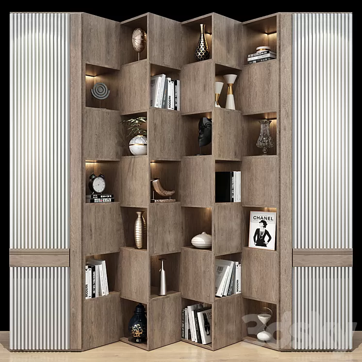 Furniture composition set 220 3D Model