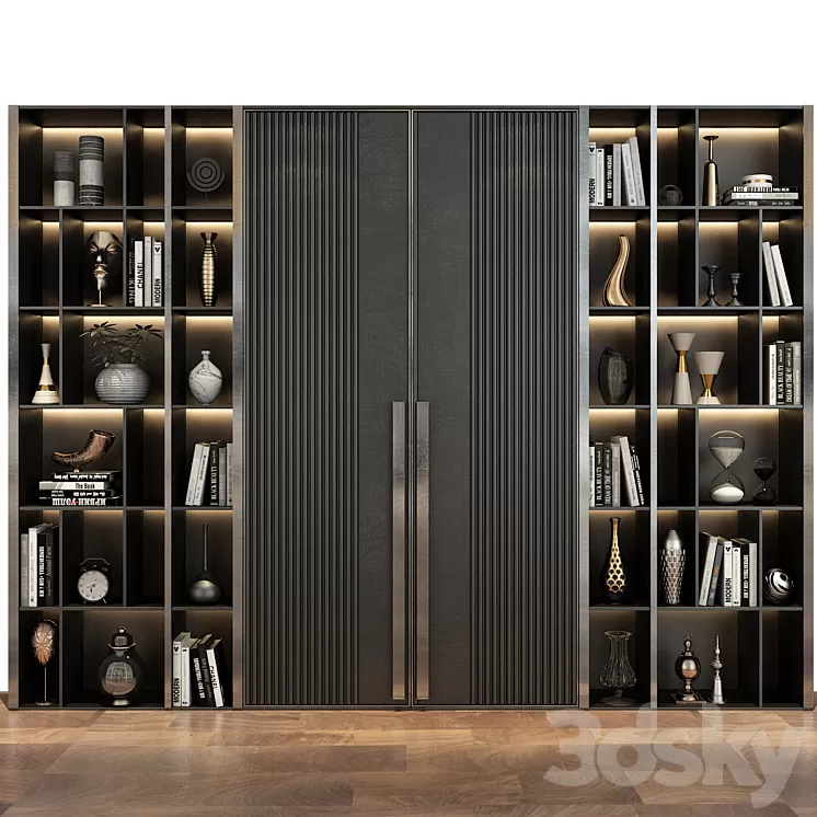 Furniture composition set 289 3D Model