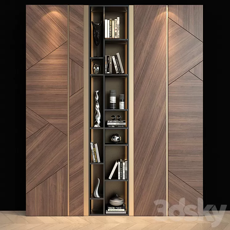 Furniture composition set 43 3D Model