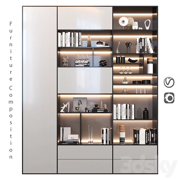 Furniture Composition | thirty 3D Model