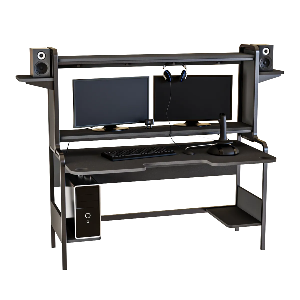 furniture - Computer table 3D Model