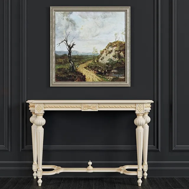furniture - Console Angelo Cappellini Art 356 3D Model