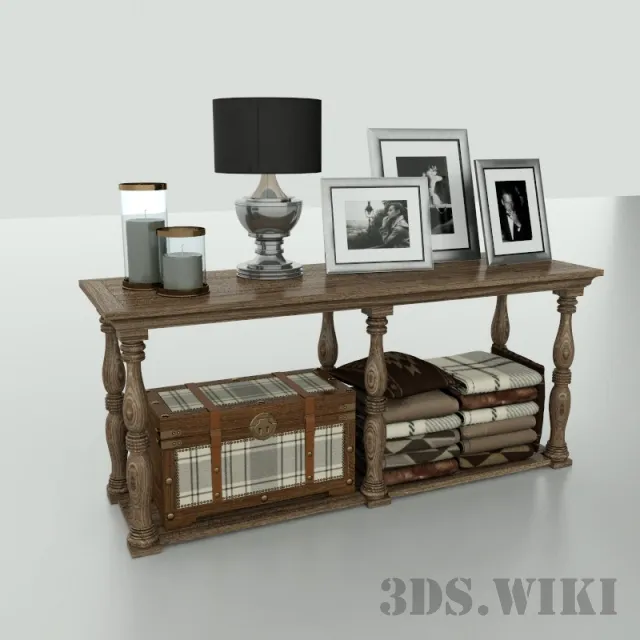furniture - Console Command and RL Chest 3D Model