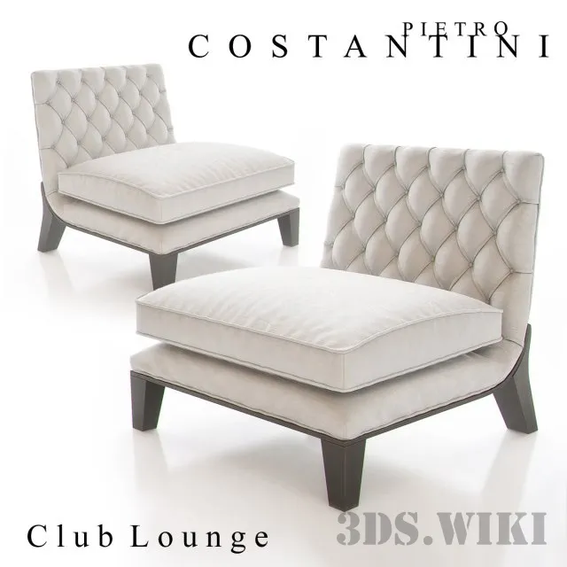 furniture - Constantini Pietro Club armchair 3D Model