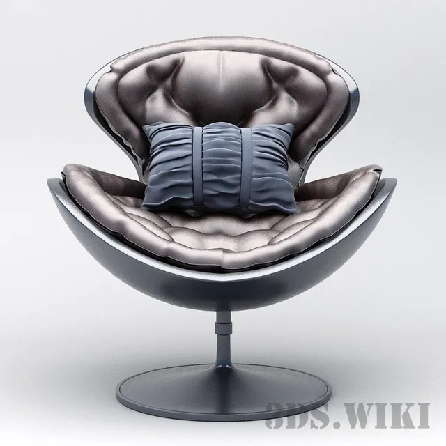 furniture - Contemporary armchair 3D Model