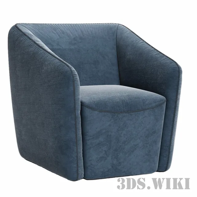 furniture - Contemporary armchair 3D Model